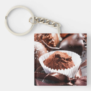 Chocolate truffles keychain