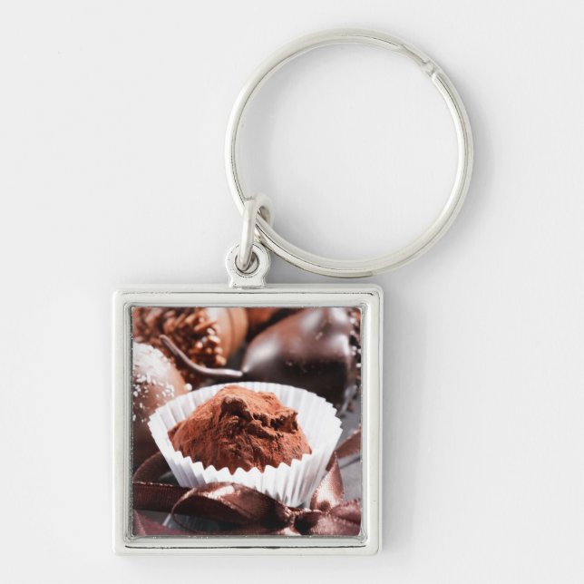 Chocolate truffles keychain (Front)
