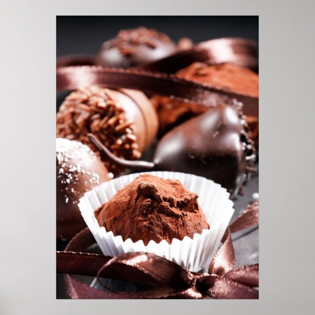 Chocolate truffles poster (Front)