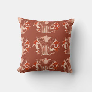 Chocolate truffles throw pillow