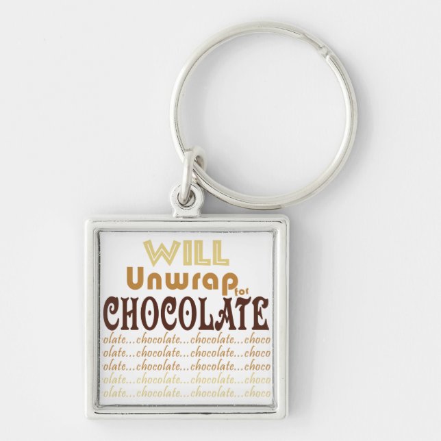 Chocolate Unwrap Keychain (Front)
