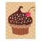 Chocolate & Vanilla Cupcake Canvas Print