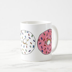 Chocolate Vanilla Strawberry Doughnut Doughnut Foo Coffee Mug