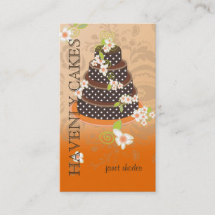 Chocolate Wedding Cake/Bakery/pâtisserie Business Card