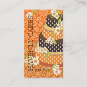 Chocolate Wedding Cake/Bakery/pâtisserie Business Card