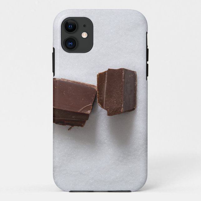 Chocolate with sugar as a background Case-Mate iPhone case (Back)