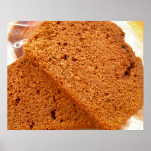 Chocolate zucchini bread poster