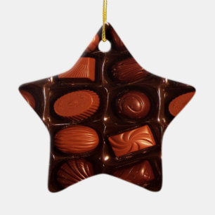 Chocolates Ceramic Ornament