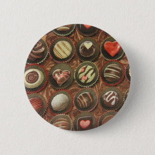 Chocolates & Truffles 2 Inch Round Button