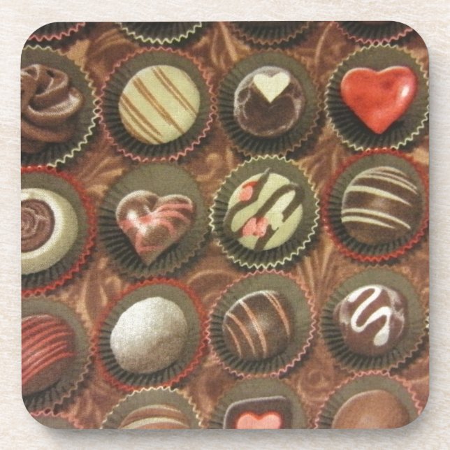 Chocolates & Truffles Coaster (Front)