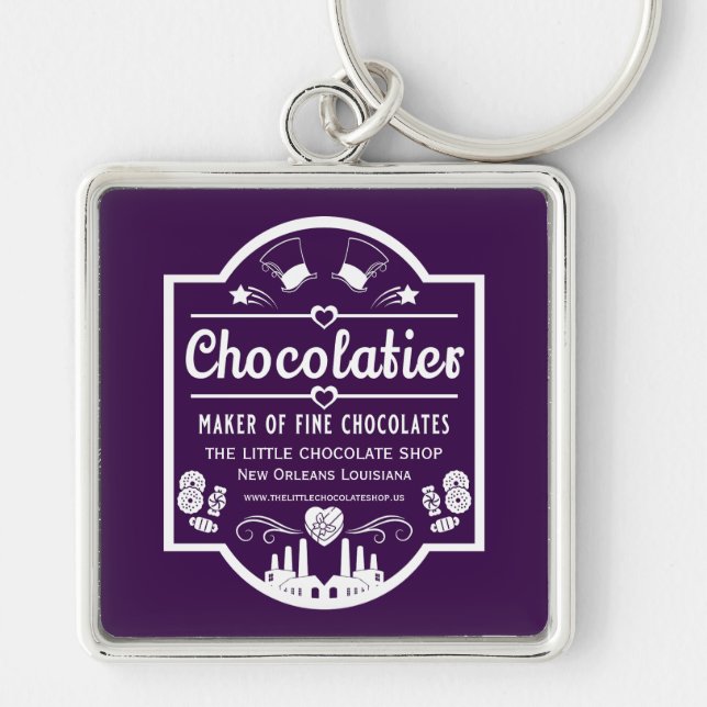 Chocolatier Maker Keychain (Front)
