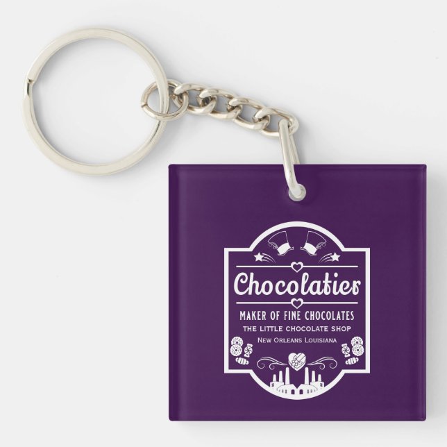 Chocolatier Maker Keychain (Front)