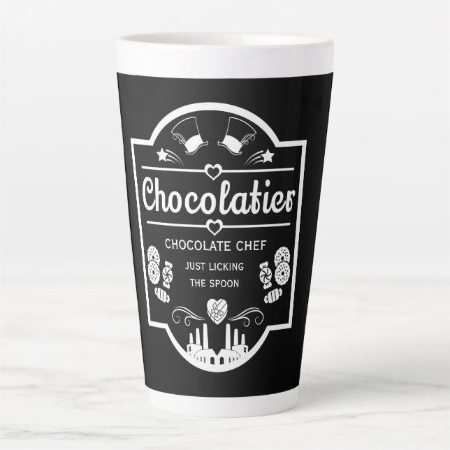 Chocolatier Maker Latte Mug (Front)