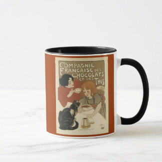 Chocolats et des thes coffee mug