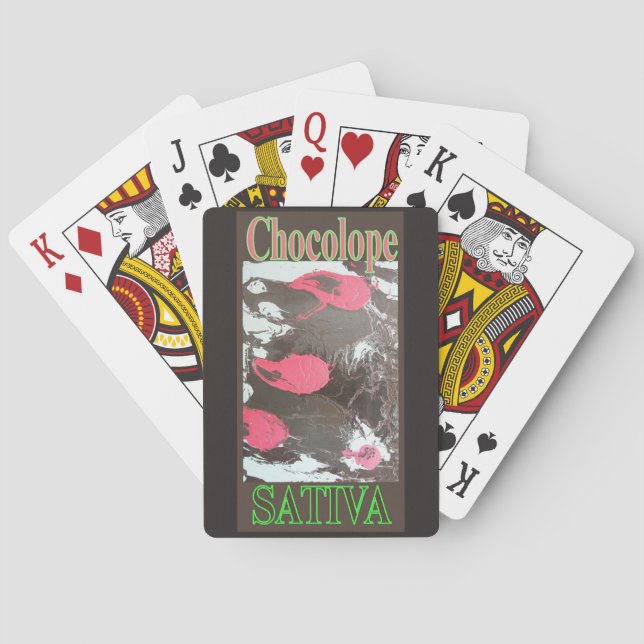 CHOCOLOPE SATIVA PLAYING CARDS (Back)