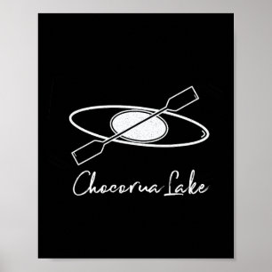 Chocorua Lake New Hampshire Kayak Kayaking Boating Poster