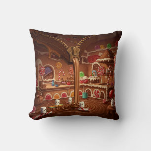 ChocoSnap Throw Pillow