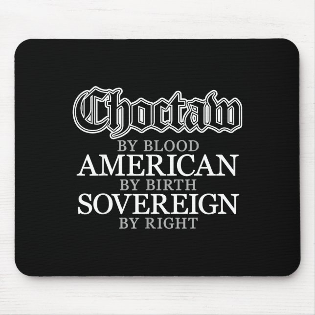 Choctaw Native American Indian  Mouse Pad (Front)