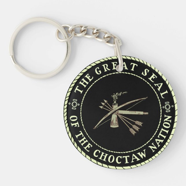 CHOCTAW SEAL Keychain (Front)
