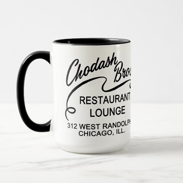 Chodash Bros. Restaurant, Chicago, Illinois Mug (Left)