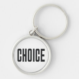 CHOICE 80s Style Body Politic Statement Keychain