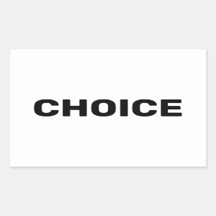 Choice white black women pro choice abortion right sticker