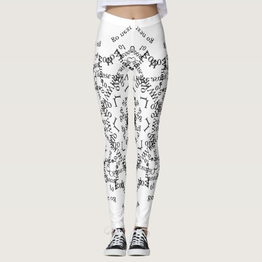 "Choices" Word Art Leggings