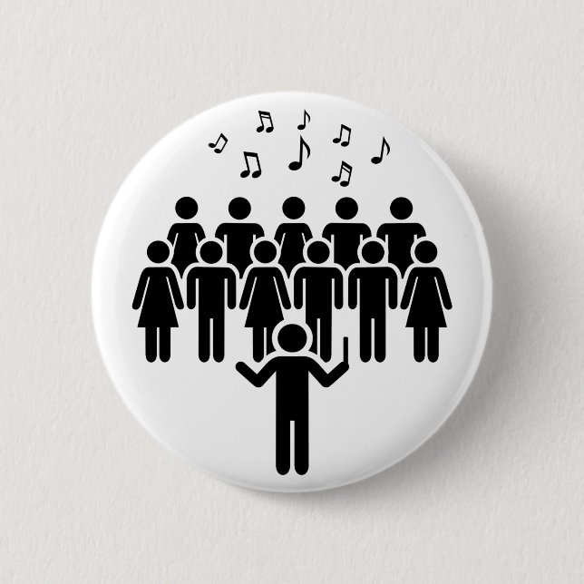 Choir 2 Inch Round Button (Front)