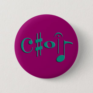 choir 2 inch round button