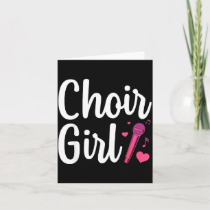 Choir Art For Girls Women Choir Singing Chorus Sho Card