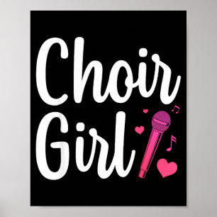 Choir Art For Girls Women Choir Singing Chorus Sho Poster
