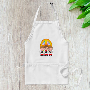 Choir Boys Singing in Church Christian Worship Standard Apron
