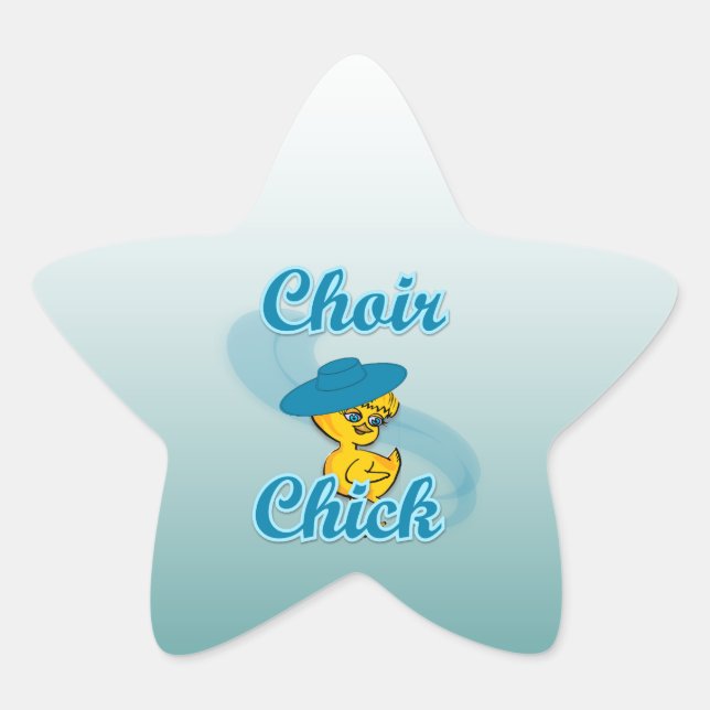 Choir Chick #3 Star Sticker (Front)