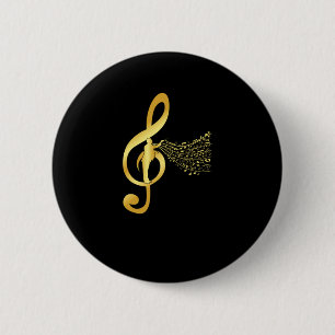 Choir Conductor Clef Notes Choral Music Chorus Gif 2 Inch Round Button