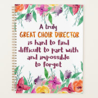 Choir Director Chorus teacher Appreciation Gift