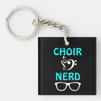 Choir Nerd Keychain