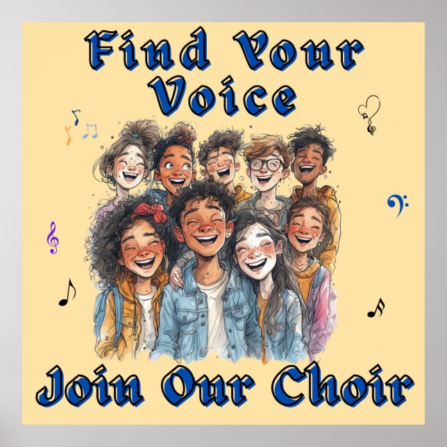 Choir Poster:  Poster (Front)