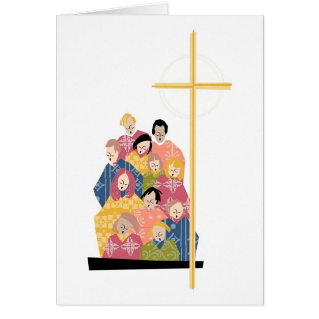 Choir Practice in Colourful Robes (Front)