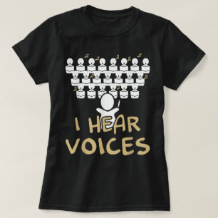 Choir Teacher I Hear Voices Funny Chorister Tee