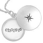 Choisie necklace - white background