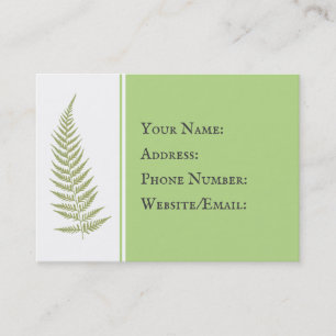 Choisir n'importe quel Carte de visite de feuille 