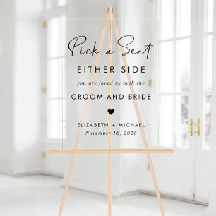 Choisir Un Siège De Chaque Côté Mariage