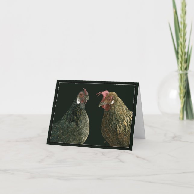 "Choisis Un Peu, Parle Un Peu" - Carte Hen (Devant)