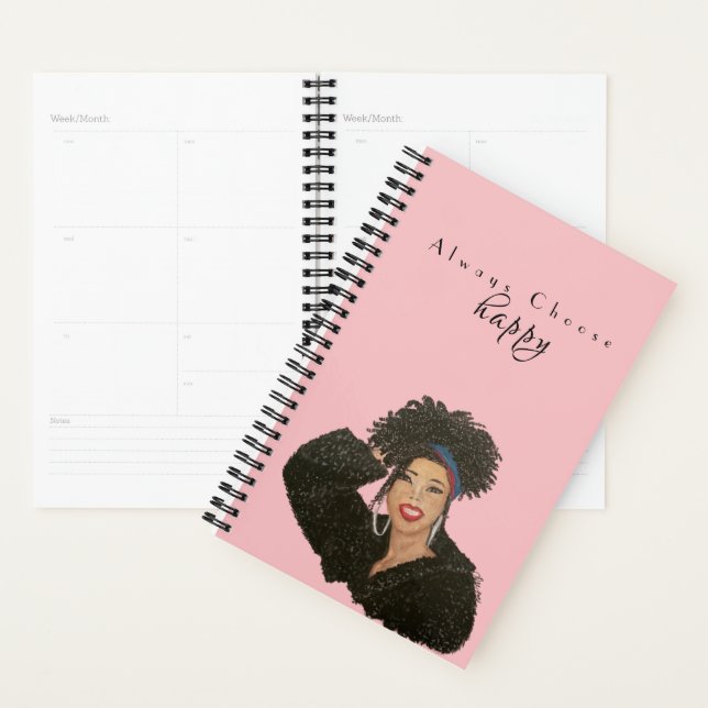 Choisissez Happy Spiral Planner (Devant avec enveloppe)
