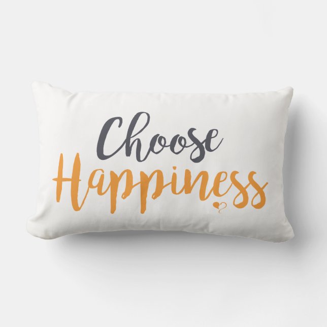 Choisissez le coussin lombaire de bonheur (Recto)