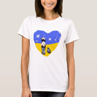 Choisissez un T-shirt Love No War Ukraine