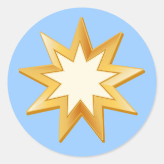 Choisissez votre autocollant Baha'i couleur Arrièr