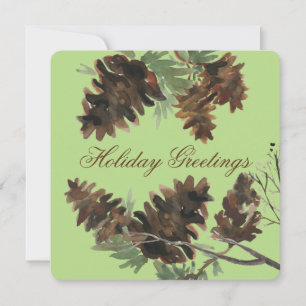 Choisissez votre carte Carré Color Pine Cones