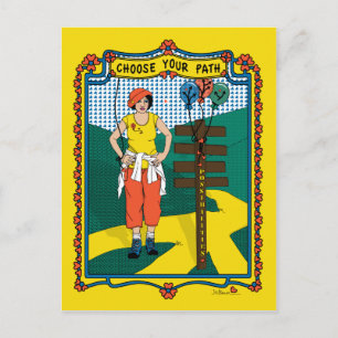 Choisissez votre chemin_B_ Carte postale