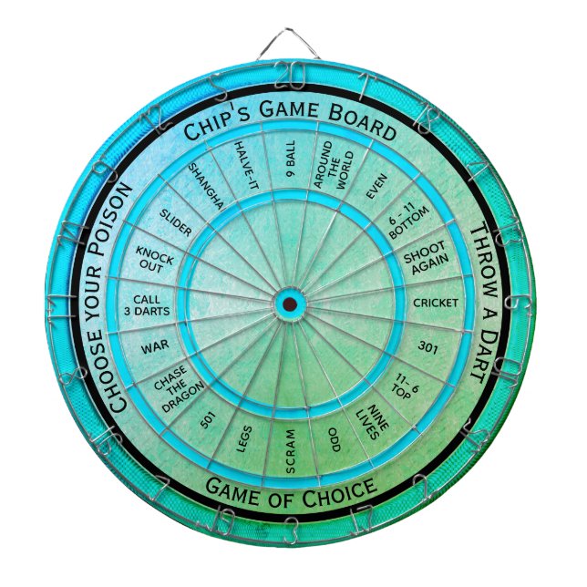 Choisissez votre Cible de flechettes de réglementa (Devant)